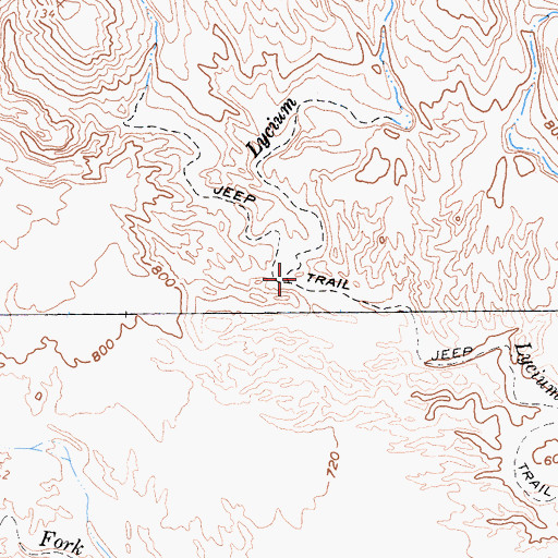 Topographic Map of Stone Wash, CA