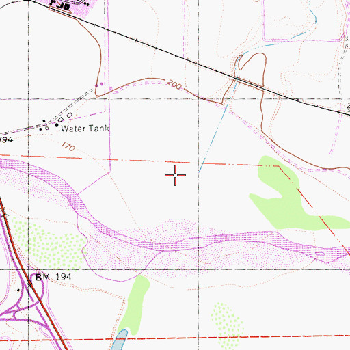 Topographic Map of Stonewall Creek, CA