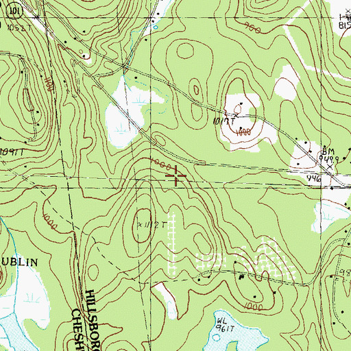 Topographic Map of Trinity Christian Academy, NH