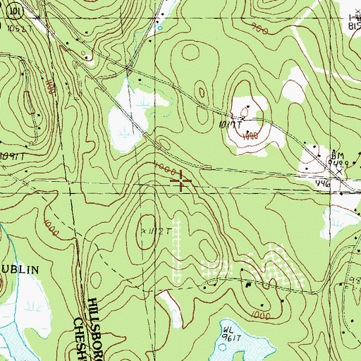 Topographic Map of Trinity Christian Academy, NH