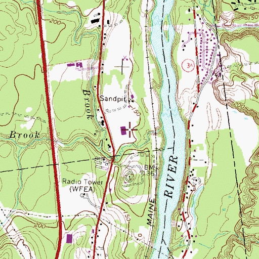 Topographic Map of Faith Christian Academy, NH