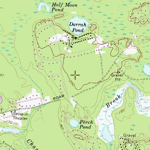 Topographic Map of Campbell High School, NH