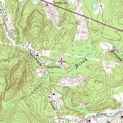 Topographic Map of Heron Pond Elementary School, NH