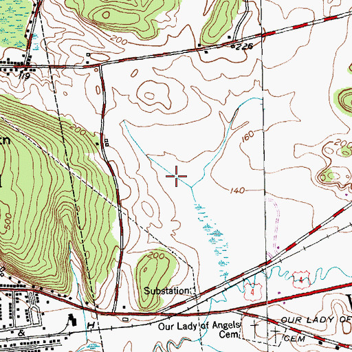 Topographic Map of Skene Valley Country Club, NY