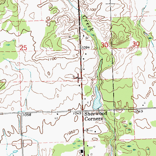 Topographic Map of Kingdom Hall of Jehovah's Witnesses, MI