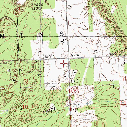 Topographic Map of Steiner Museum, MI
