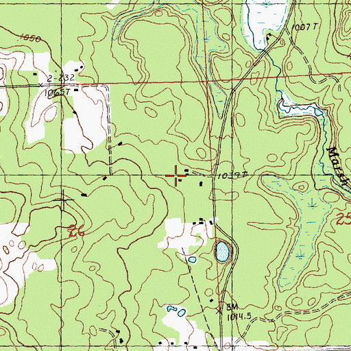 Topographic Map of Cedar Valley Golf Club, MI