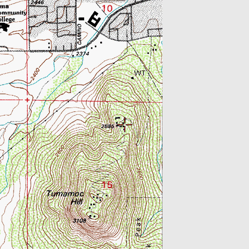 Topographic Map of Desert Laboratory, AZ