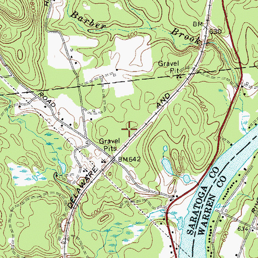 Topographic Map of Antone Mountain Mobile Home Park, NY
