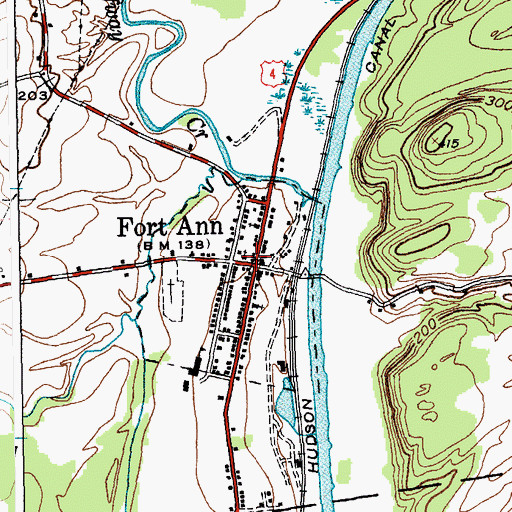 Topographic Map of United Protestant Church, NY