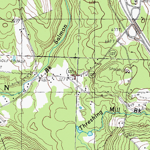Topographic Map of Montessori House of Children School, NH