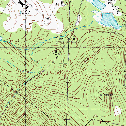 Topographic Map of Cornerstone Christian Academy, NH