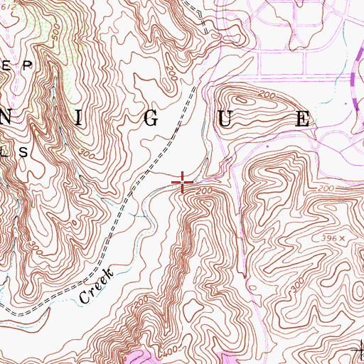 Topographic Map of Sulphur Creek, CA