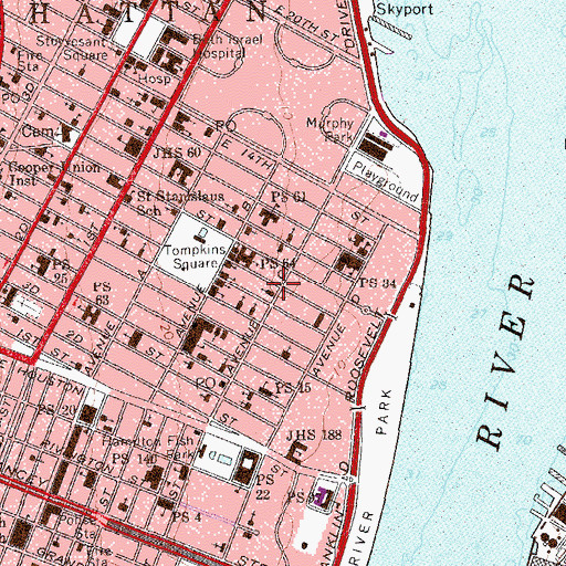 Topographic Map of La Plaza Culture, NY