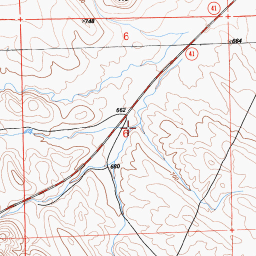 Topographic Map of Sulphur Spring Canyon, CA