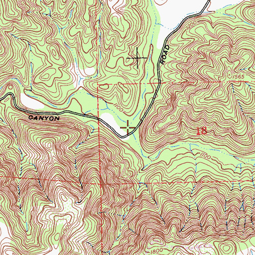 Topographic Map of Summit Creek, CA