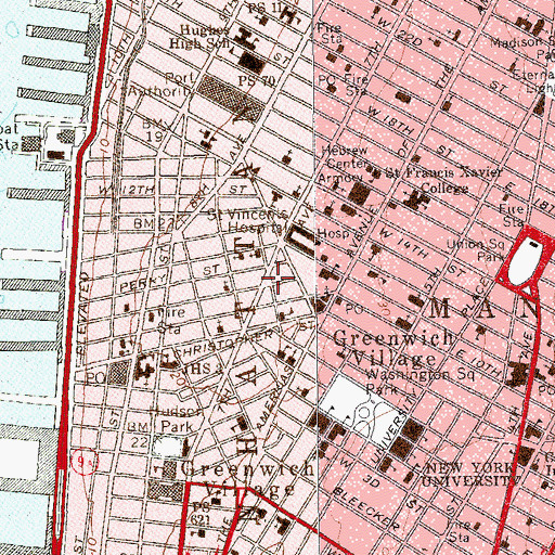 Topographic Map of McCarthy Square, NY