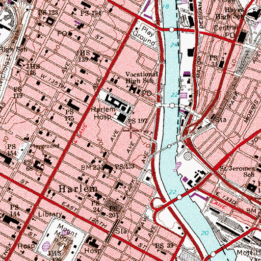 Topographic Map of Abe Lincoln Playground, NY