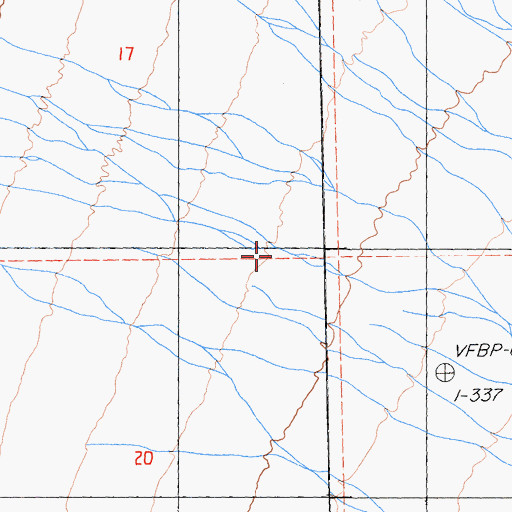 Topographic Map of Sunflower Wash, CA