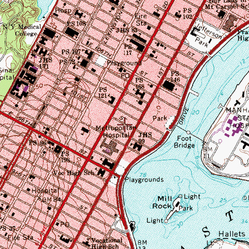 Topographic Map of Field of Dreams, NY