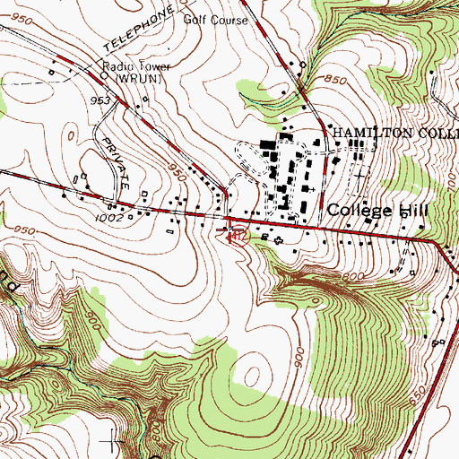 Topographic Map of Molly Root House, NY