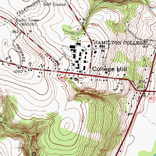 Topographic Map of Root Farmhouse, NY