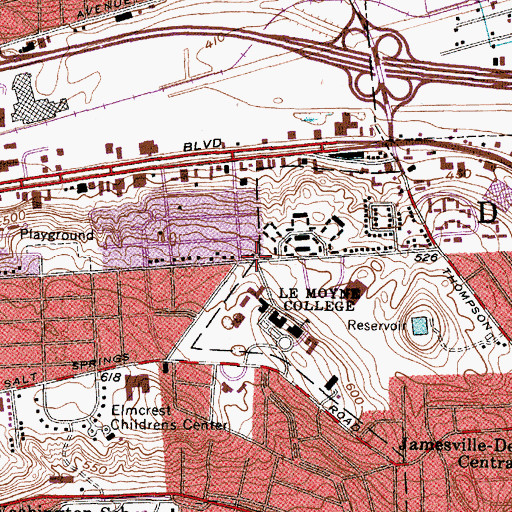 Topographic Map of McKeon House, NY