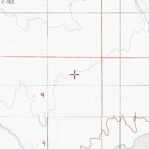 Topographic Map of Superior Valley, CA