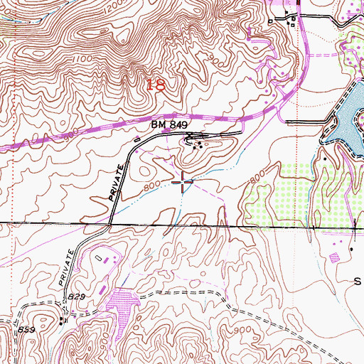 Topographic Map of Sycamore Canyon, CA