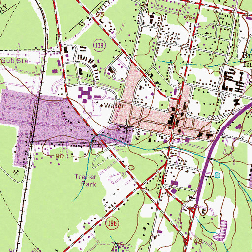 Topographic Map of House of Refuge Church, GA