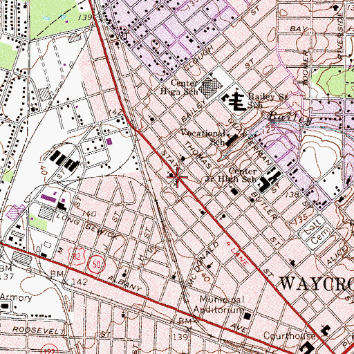 Topographic Map of Greater Mount Zion African Methodist Episcopal Church, GA