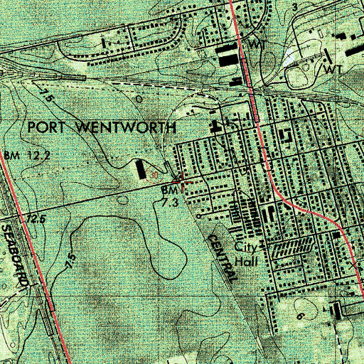 Topographic Map of Real Life Christian Fellowship Church, GA