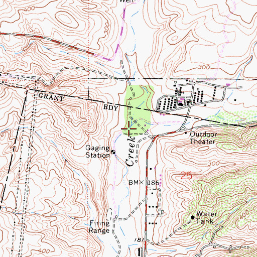 Topographic Map of Talega Canyon, CA