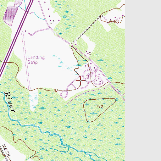 Topographic Map of Regency Mobile Home Park, GA
