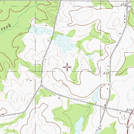 Topographic Map of Southern Links Golf Club, GA