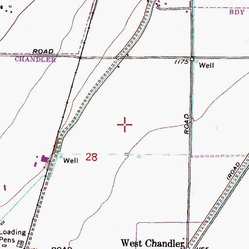 Topographic Map of Prado del Sol, AZ