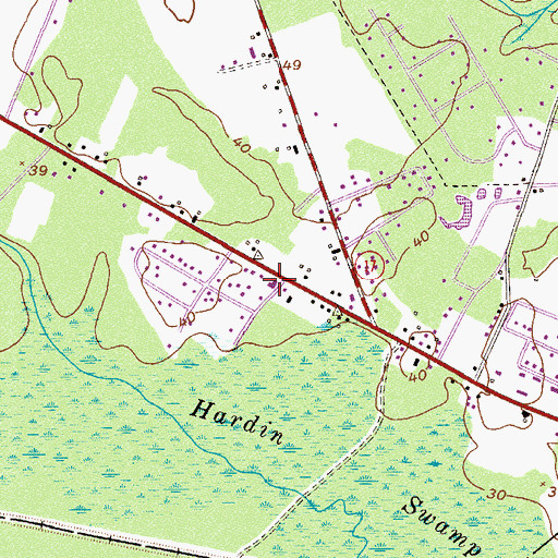 Topographic Map of International Worship Center, GA