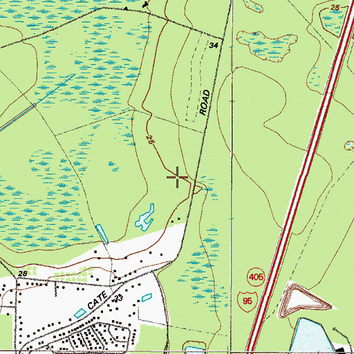 Topographic Map of The Church of Jesus Christ of Latter Day Saints, GA