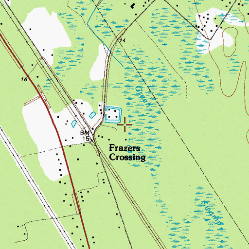 Topographic Map of Jerusalem Missionary Baptist Church, GA