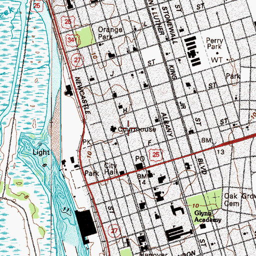 Topographic Map of Redeemer Presbyterian Church, GA