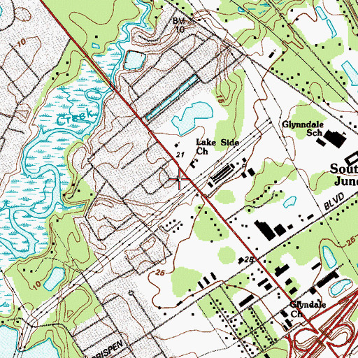 Topographic Map of Revival Church of Jesus Christ, GA