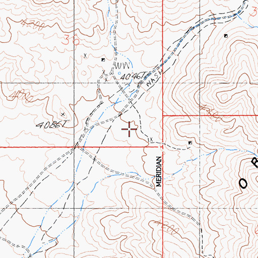 Topographic Map of Taylor Spring, CA