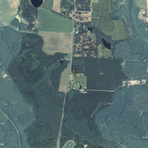 Aerial/Satellite Image of Trinity Church of the Nazarene, GA