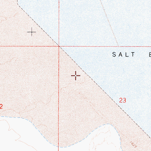 Topographic Map of Teagle Wash, CA