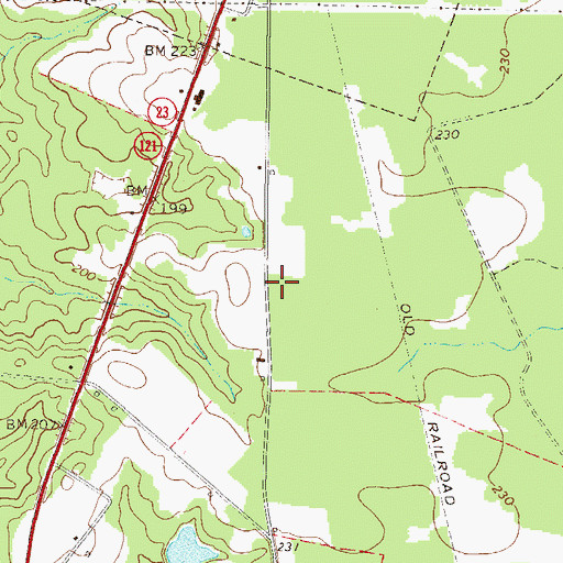 Topographic Map of Lighthouse Pentecostal Holiness Church, GA