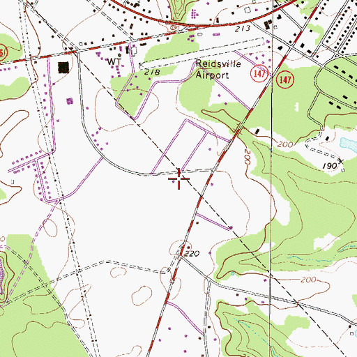 Topographic Map of Iglesia de Dios Cristo mi Roca, GA