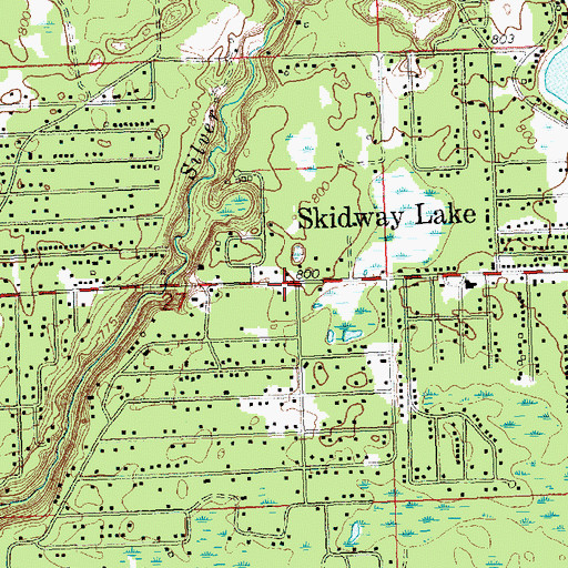 Topographic Map of Sterling Area Health Center, MI
