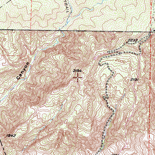 Topographic Map of Temascal, CA