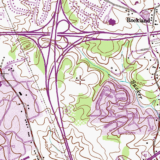 Topographic Map of County Medical Research Park, MD