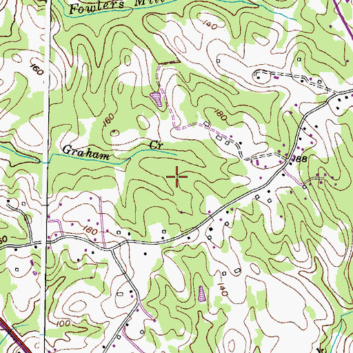 Topographic Map of Dunkirk Business Center, MD